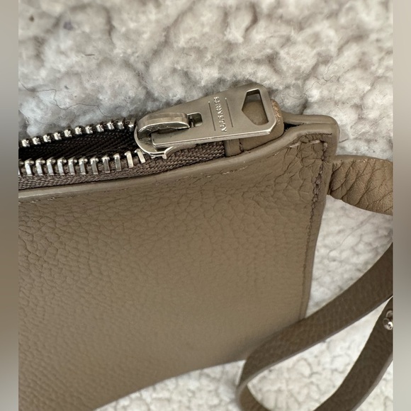 All Saints Zipped Leather Pouch Bag - Picture 7 of 7